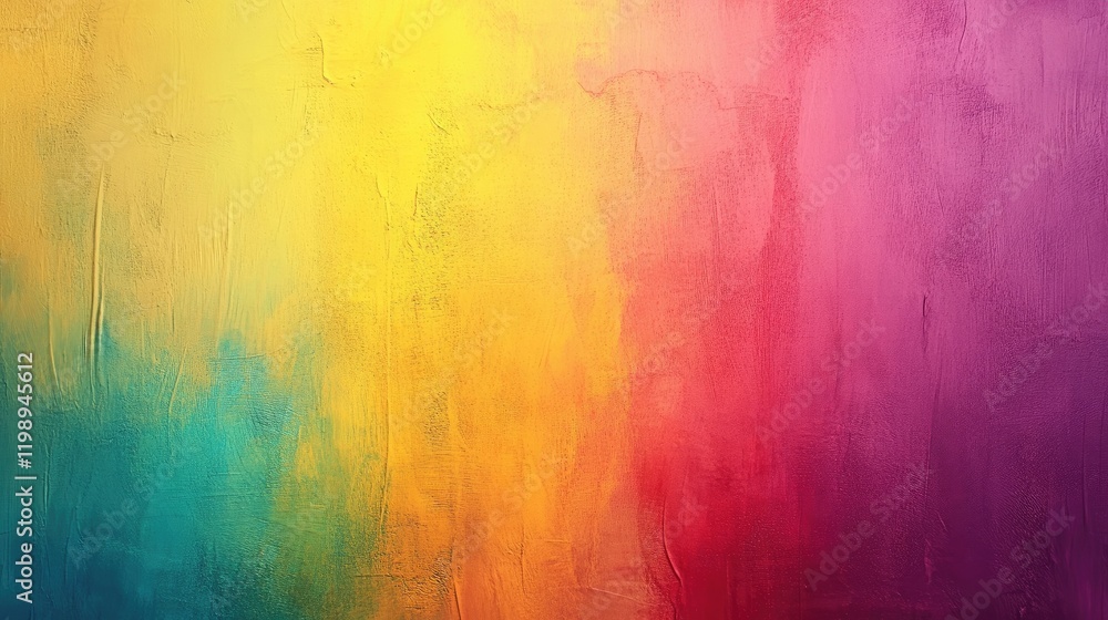 Poster colorful gradient abstract background with smooth transitions from yellow to pink with blue accents 