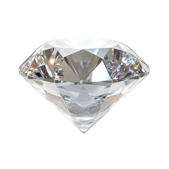 A brilliant diamond sparkling against a dark background, symbolizing luxury and elegance.