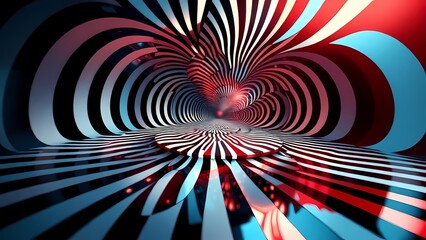 Wavy optical illusion