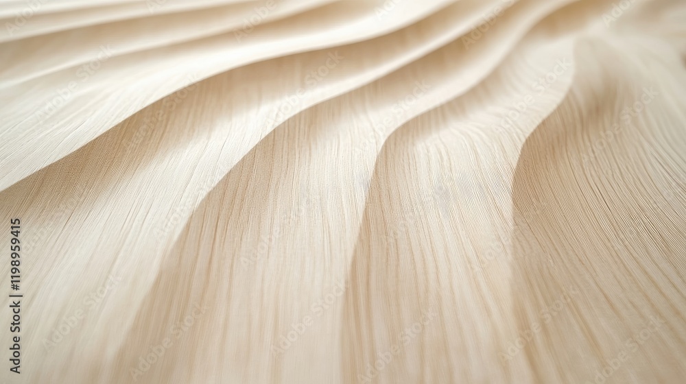 Poster wavy texture of light wood grain with smooth lines and patterns showcasing natural beauty and copy s