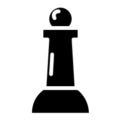 Pawn Chess Game Glyph Icon