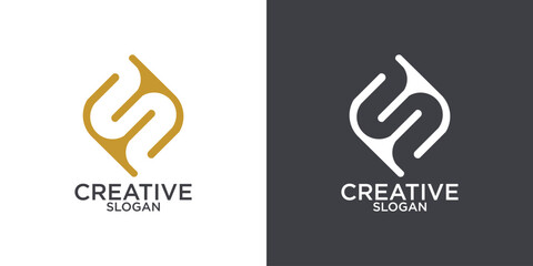Letter S logo icon design template elements
