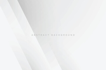 simple geometric white light background abstract design. premium vector eps10
