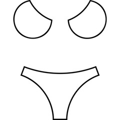 Simple vector icon underwear
