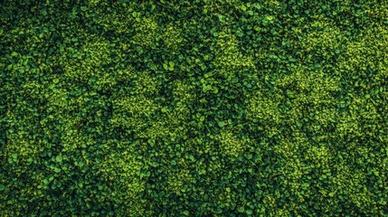 Close-up of vibrant green moss covering forest ground, showcasing natural ecosystem, foliage, and empty space for text.