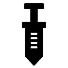 Health Injection Isolated Glyph Icon