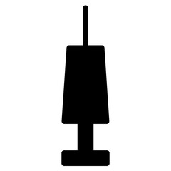 Health Injection Isolated Glyph Icon