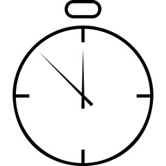 Simple vector icon stopwatch