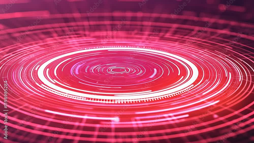 Aufkleber a vibrant, abstract visual featuring circular patterns and glowing elements
