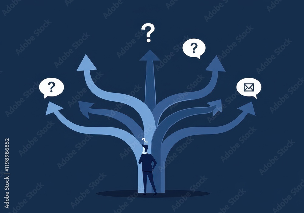 Poster decision making and navigating choices with multiple pathways in business