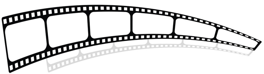 Film frame photo strip high-resolution blank filter. 3d flim roll. 