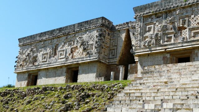 Governors Palace, Mayan Culture, Uxmal, Yucatan, Mexico