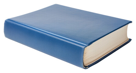 PNG Blue hard cover book publication blue
