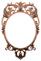 PNG Nouveau art of the moon frame jewelry pendant locket.