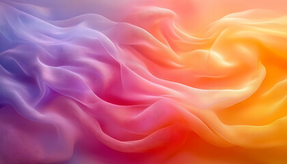 Fototapeta premium Pastel fabric swirls, gradient background, texture, design