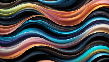 abstract background with waves