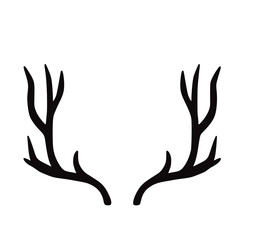 Geweih, Hirsch, Reh, Outdoor - Vektor