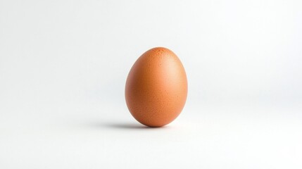 Egg Mockup Isolated on White. Generative AI