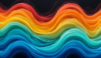 Fototapeta premium abstract background with waves