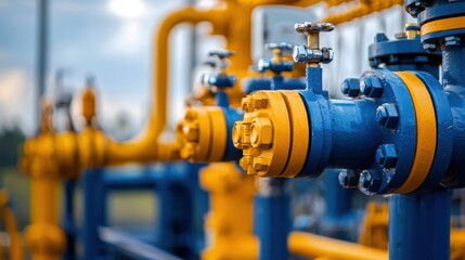 Industrial Gas Pipeline Valve and Pressure Regulator Equipment