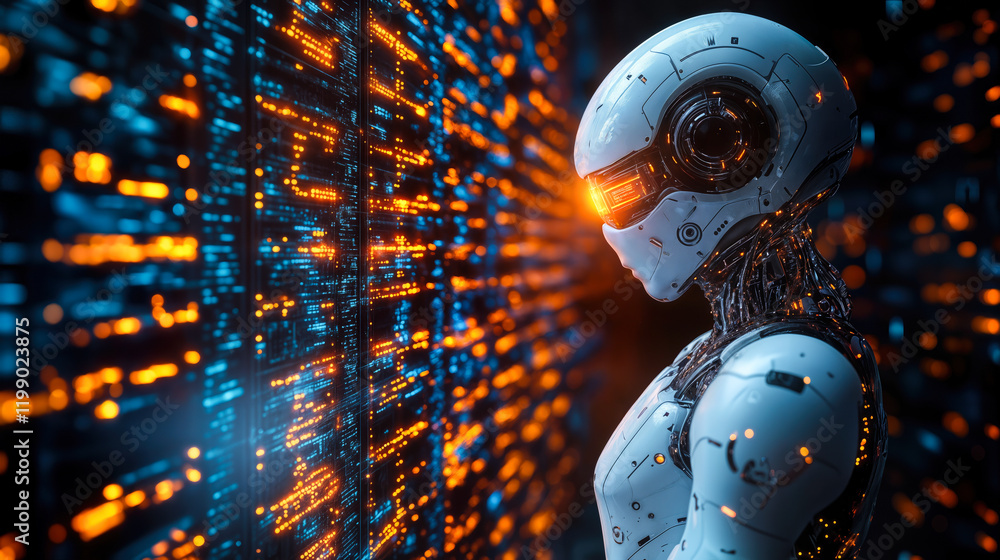 Poster advanced ai technology enhancing real-time sales and marketing automation