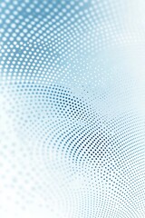 Blue and white gradient background with dots, minimalist design, light blue tone