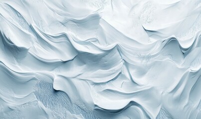 Fototapeta premium Abstract white snow texture with ripples and layers, weather, background, nature , seasonal, frost