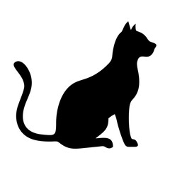 cat icon design silhouette 