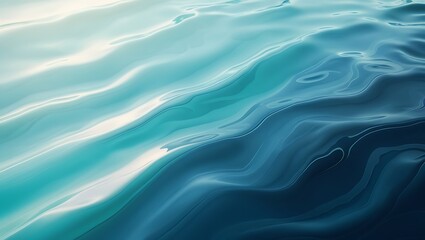 Aqua-toned abstract texture with smooth flowing water-like shapes and seamless gradient waves for elegant creative modern designs
