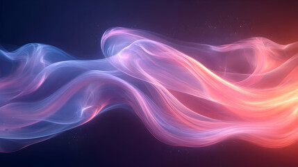 Abstract flowing light waves, cosmic background, design
