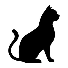 cat icon design silhouette 