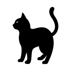 cat icon design silhouette 