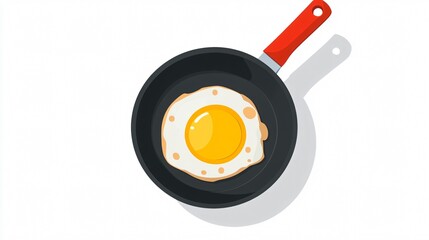 Isolated Frying Pan Icon Vector for Culinary Designs