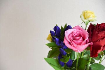 カラフルな花束