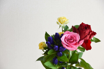 カラフルな花束