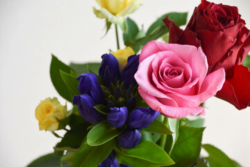 カラフルな花束