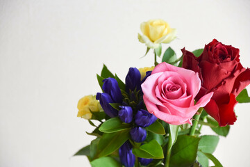 カラフルな花束