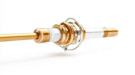 Fishing Rod Holder on a White Background. Generative AI