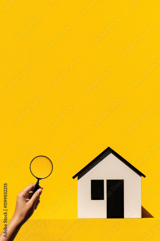 Poster exploring the minimalist lifestyle: discovering concepts of home and identity through modern design