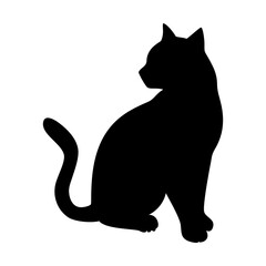 cat icon design silhouette 