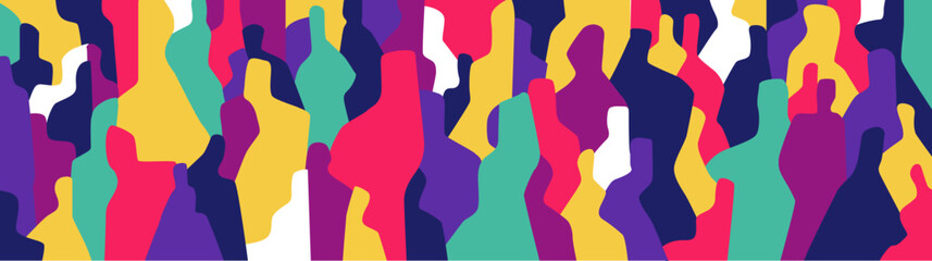  People communiсation modern society vector illustration , multicolored vector background 
