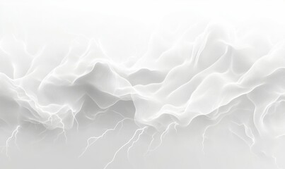 Obraz premium Abstract white color thunderstorm design for overlays, thundercloud, climate, graphic, cloudscape, bolt