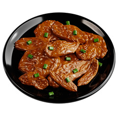 Savory Beef Bulgogi with Chopped Scallions