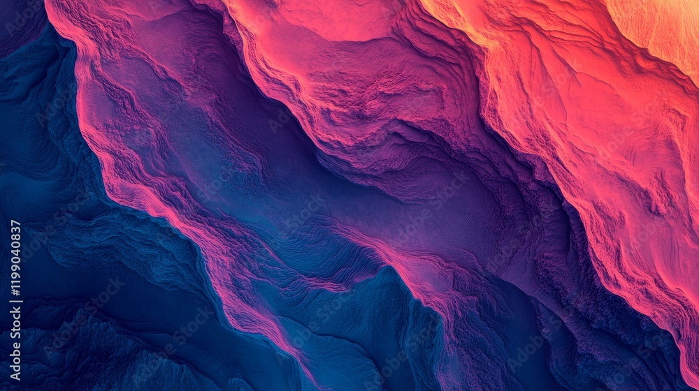 Poster abstract colorful swirls and curves background