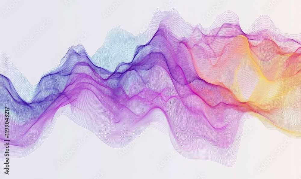 Poster big data abstract vector background. bigdata visualization