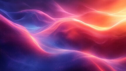 Fototapeta premium Vibrant Gradient Abstract Background. Generative AI
