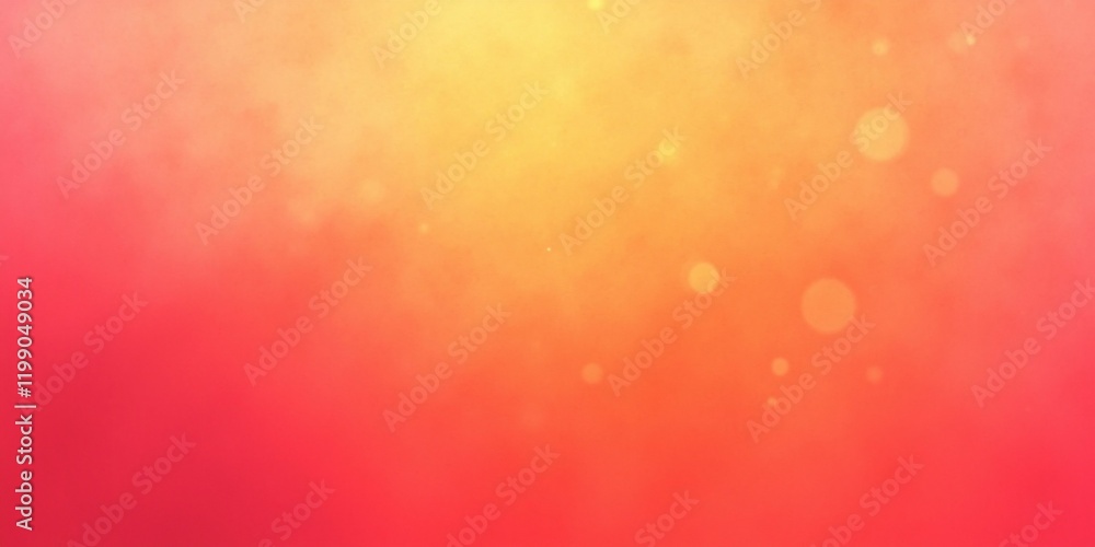 Poster warm, radiant orange and red hues blend seamlessly, creating a mesmerizing glow. soft bokeh effects 