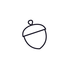 acorn illustration vector symbol sign icon