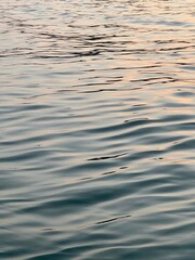 Perfect sunset beside lake