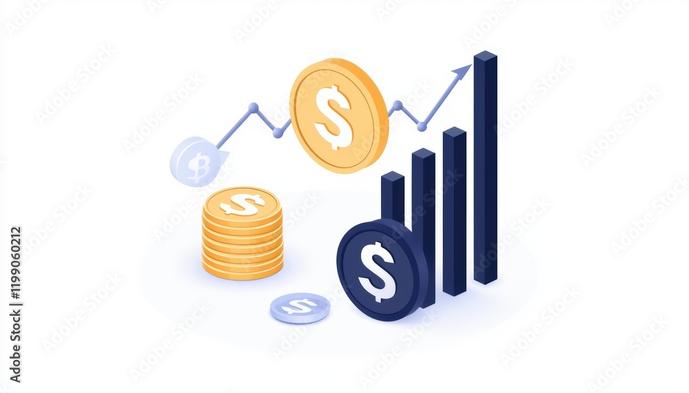 Poster global gdp analysis depicted through interactive data visuals, with pie charts, bar graphs, and glow